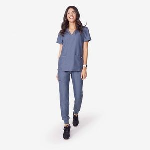 XSP Heather Denim Figs Scrubs